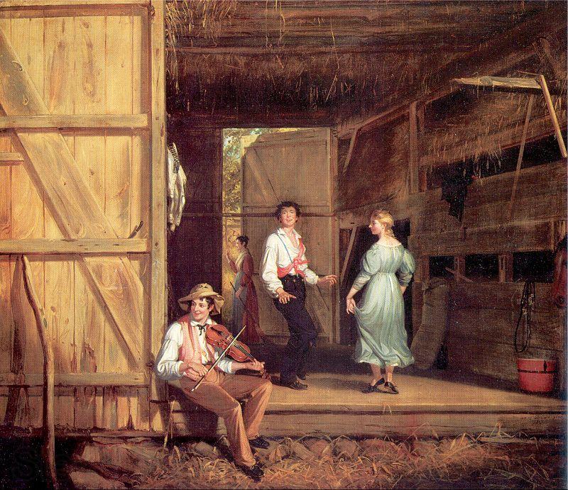 William Sidney Mount Dancing on the Barn Spain oil painting art